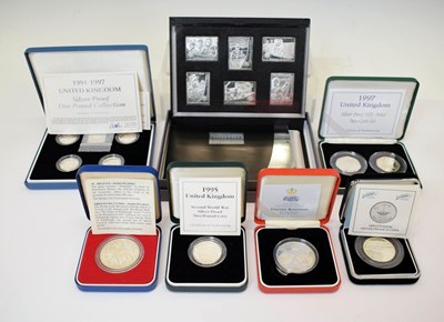 Lot 185 - Collection of silver proof coin sets