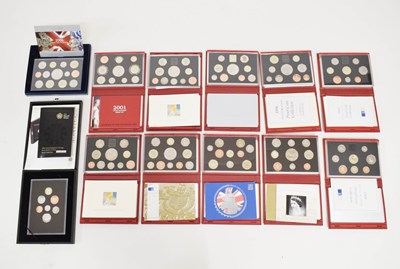 Lot 186 - Twelve Queen Elizabeth II Royal Mint Deluxe proof coin sets