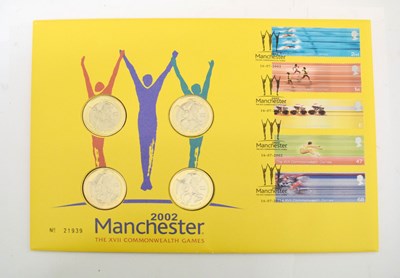 Lot 220 - Queen Elizabeth II Royal Mint Manchester Commonwealth Games £2 coin First Day cover, 2002