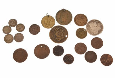 Lot 223 - Small collection of assorted coins, etc