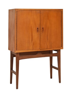 Lot 406 - Attributed to Torbjorn Afdal (Norwegian) - Teak cocktail cabinet