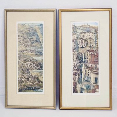 Lot 537 - Glynn Thomas (b.1946) - Pair of signed limited edition etchings