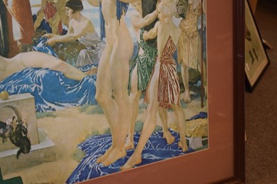 Lot 771 - Limited edition print - Judgment of Paris, after Francis Russell Flint, and Eric Sturgeon print
