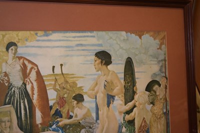 Lot 771 - Limited edition print - Judgment of Paris, after Francis Russell Flint, and Eric Sturgeon print