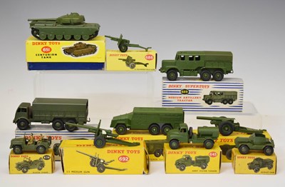 Lot 341 - Dinky Toys - Collection of ten boxed military vehicles