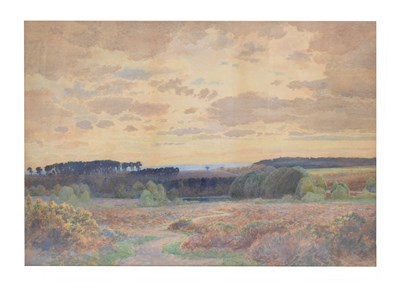 Lot 564 - William Herbert Allen (British, 1863-1943) - Watercolour - Countryside landscape