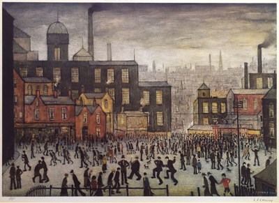 Lot 301 - Laurence Stephen Lowry R.A. (British, 1887-1976) - 'Our Town'