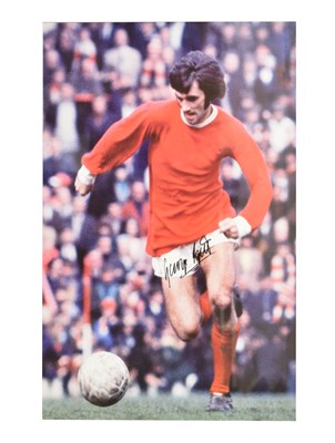 Lot 296 - George Best signed photograph