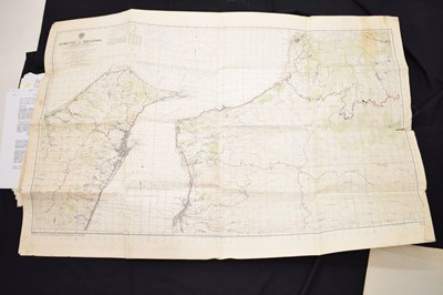 Lot 191 - Collection of World War Two paperwork relating to the invasion of Sicily in July 1943