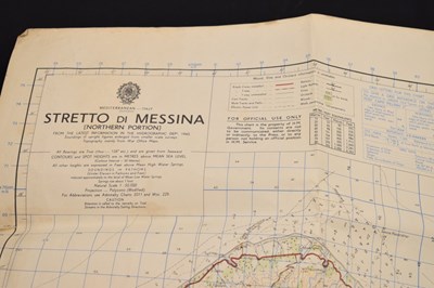 Lot 191 - Collection of World War Two paperwork relating to the invasion of Sicily in July 1943