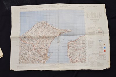 Lot 191 - Collection of World War Two paperwork relating to the invasion of Sicily in July 1943