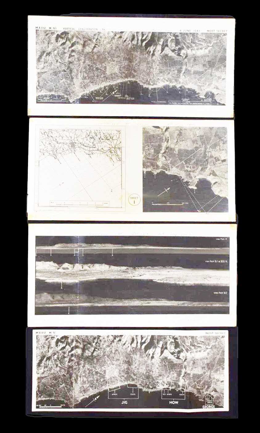 Lot 191 - Collection of World War Two paperwork relating to the invasion of Sicily in July 1943