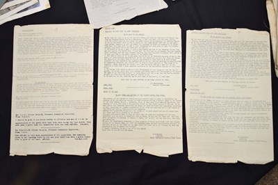 Lot 191 - Collection of World War Two paperwork relating to the invasion of Sicily in July 1943