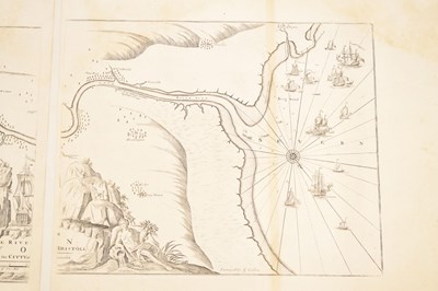 Lot 348 - After Captain Greenvile Collins (British, 1643-1694) - 'The River Avon From The Severn To The Citty Of Bristoll'