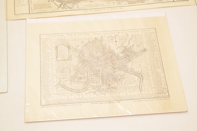 Lot 473 - 18th century 'Matthew's new & correct plan of the City and Suburbs of Bristol'