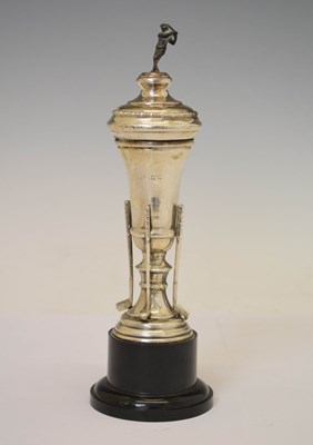 Lot 168 - Elizabeth II silver golfing trophy