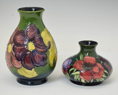 Lot 401 - Moorcroft Pottery - 'A Tribute to Anemone' pattern vase