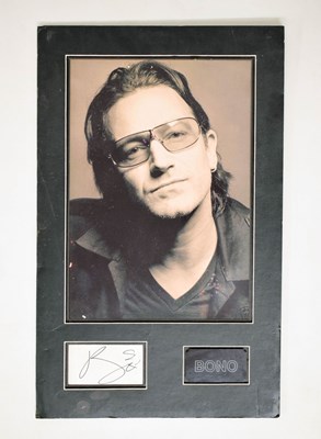 Lot 333 - Bono from U2 autograph