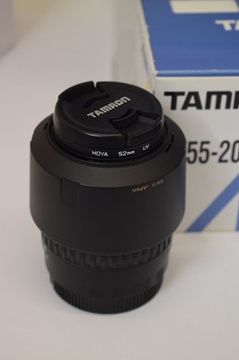Lot 310 - Canon EOS 60D and 350D camera bodies, and camera lenses