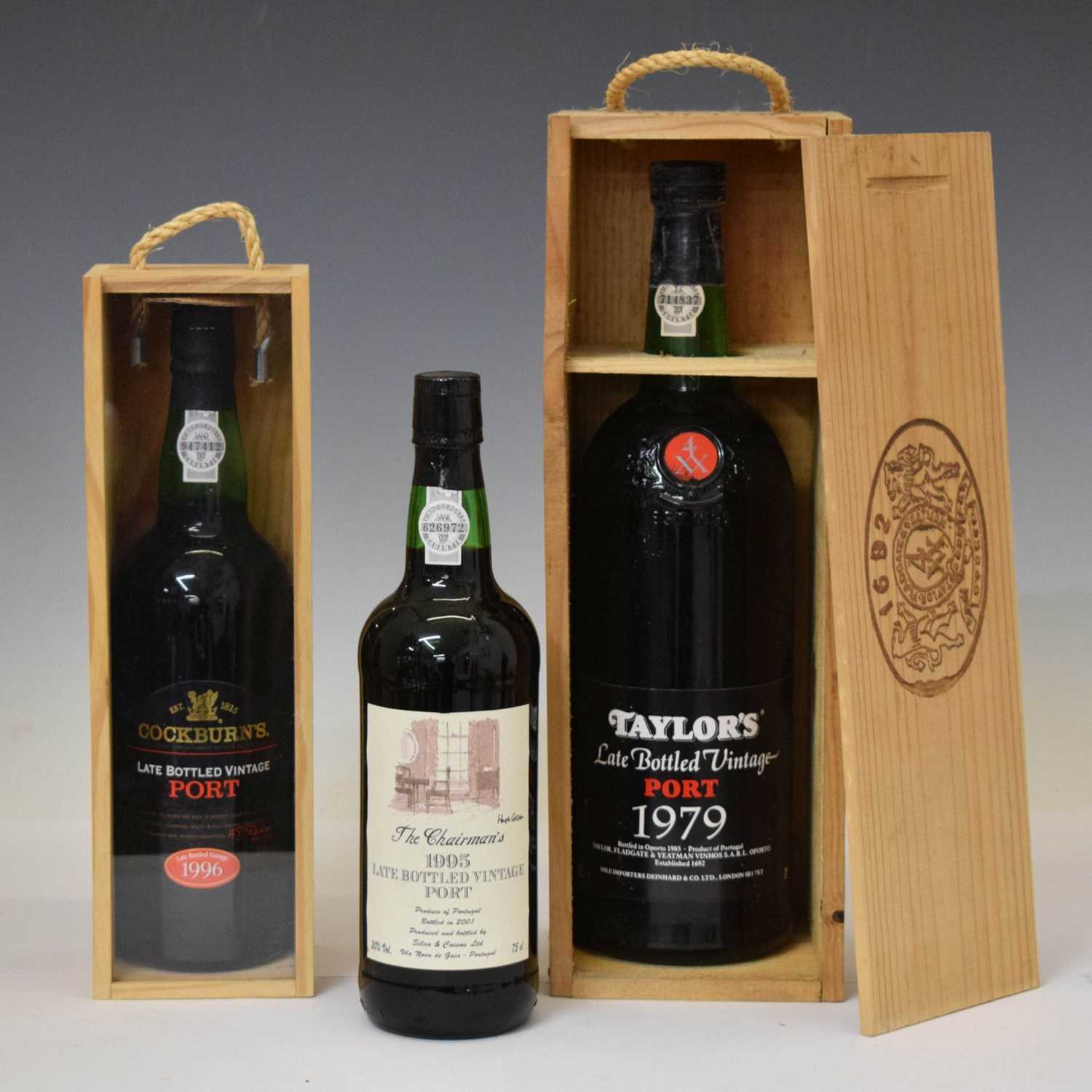 Lot 479 - Taylor's LBV port, Cockburn's LBV port, and