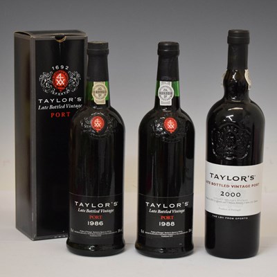 Lot 480 - Taylor's LBV port, 1986, 1988, and 2000