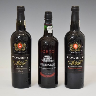 Lot 481 - Taylor's Select reserve port, and Don Pablo tawny port