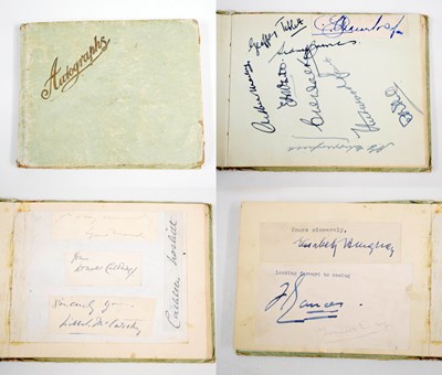 Lot 261 - Autographs - Early 20th century book of autograph signatures