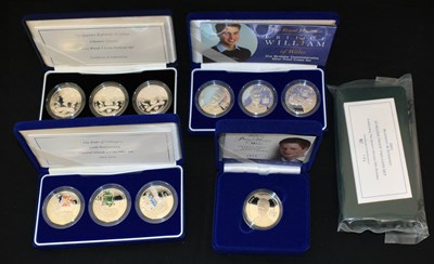 Lot 227 - Five Royal Mint Channel Islands silver proof coin sets