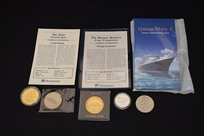 Lot 229 - Small collection of commemorative medallions relating to transport