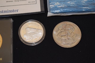 Lot 229 - Small collection of commemorative medallions relating to transport