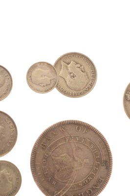 Lot 179 - George III silver dollar (5 shillings), Bank of England issue, 1804