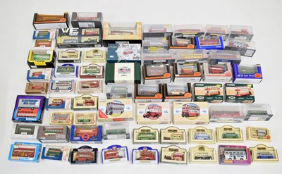 Lot 347 - Large quantity of boxed diecast model cars and buses