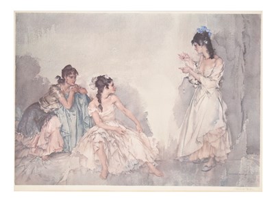 Lot 503 - Sir William Russell Flint, RA, PRSW (1880-1969) - Limited edition print - 'The Pendant'