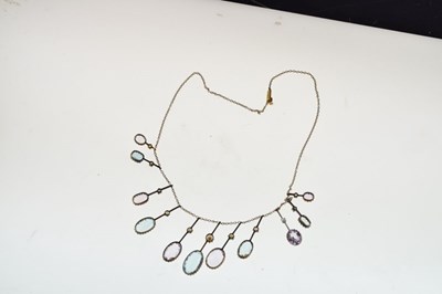 Lot 51 - Edwardian fringe necklace