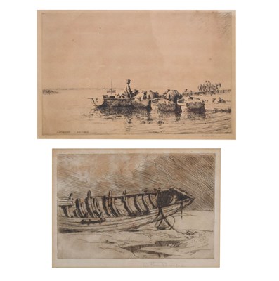 Lot 498 - Arthur Briscoe (1873-1943) - Etching - 'Brightlingsea'