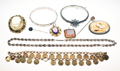 Lot 94 - Collection of Georgian and later jewellery