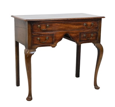 Lot 379 - George III mahogany lowboy