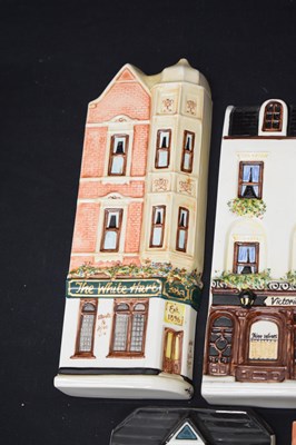 Lot 390 - Twelve Hazle 'A Nation of Shopkeepers' ceramics flat back house models