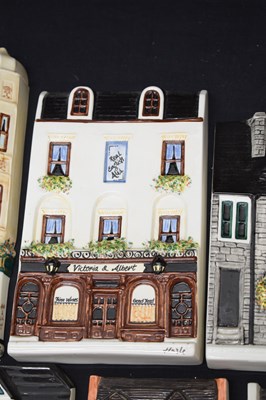 Lot 390 - Twelve Hazle 'A Nation of Shopkeepers' ceramics flat back house models