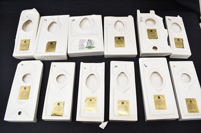 Lot 390 - Twelve Hazle 'A Nation of Shopkeepers' ceramics flat back house models