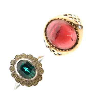 Lot 17 - Two dress rings