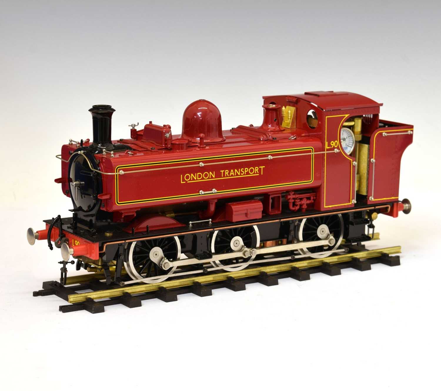 Lot 274 - Aster Hobby - Gauge 1 model live steam locomotive - London Transport Pannier Tank