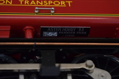 Lot 274 - Aster Hobby - Gauge 1 model live steam locomotive - London Transport Pannier Tank