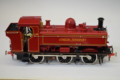 Lot 274 - Aster Hobby - Gauge 1 model live steam locomotive - London Transport Pannier Tank