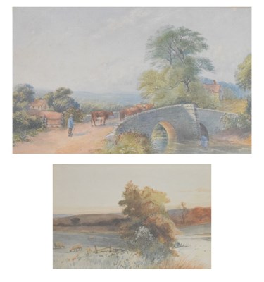 Lot 709 - Two watercolours - Landscapes