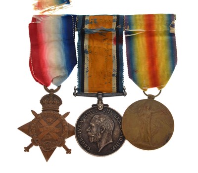 Lot 167 - British World War One medal trio to Gunner G.H. Parish