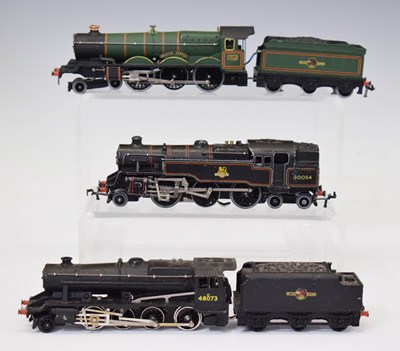 Lot 245 - Hornby Dublo - Three boxed 00 gauge railway trainset locomotives