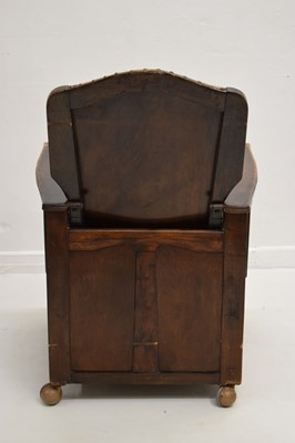 Lot 540 - 'The Drifter', an early 20th century oak patent recliner chair, circa 1925