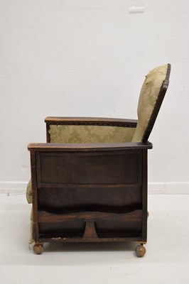 Lot 540 - 'The Drifter', an early 20th century oak patent recliner chair, circa 1925