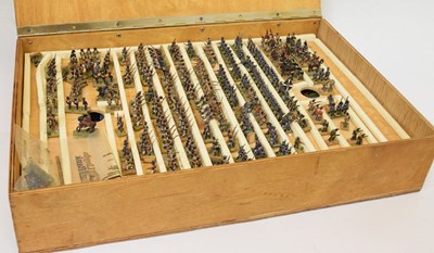 Lot 240 - Quantity of hand-painted metal miniature Napoleonic soldiers